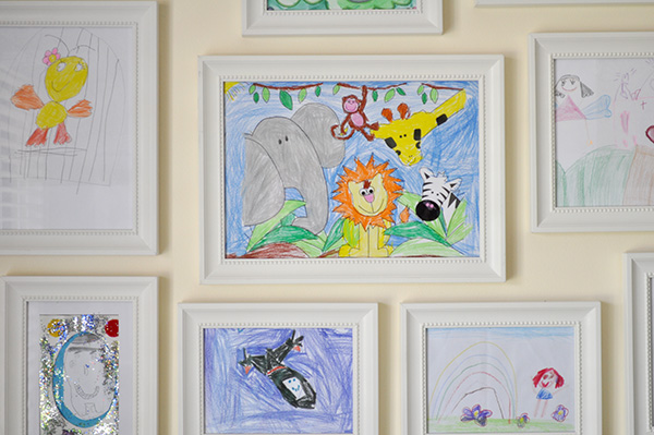 {The Organised Housewife} Storing Kids Artwork 1